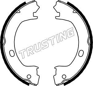 Trusting 023.006 - Комплект гальм, ручник, парковка autocars.com.ua