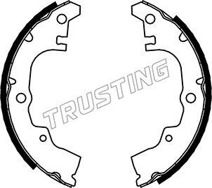 Trusting 026.336 - Комплект гальм, барабанний механізм autocars.com.ua