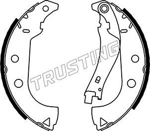 Trusting 034.111 - Комплект тормозных колодок, барабанные avtokuzovplus.com.ua