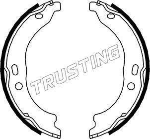 Trusting 034.118 - Комплект гальм, ручник, парковка autocars.com.ua