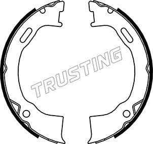 Trusting 040.159 - Комплект гальм, ручник, парковка autocars.com.ua