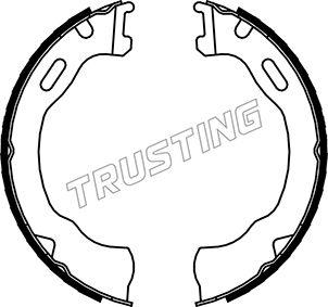 Trusting 040.160 - Комплект тормозов, ручник, парковка avtokuzovplus.com.ua