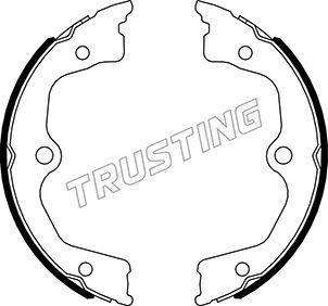 Trusting 044.030 - Комплект гальм, ручник, парковка autocars.com.ua