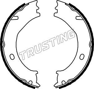 Trusting 045.001 - Комплект гальм, ручник, парковка autocars.com.ua