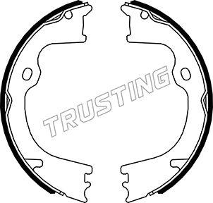 Trusting 045.003 - Комплект гальм, ручник, парковка autocars.com.ua