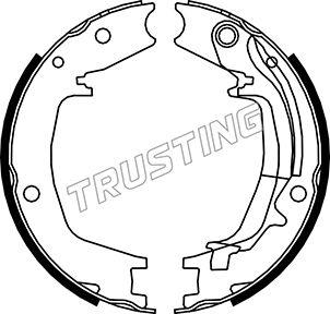 Trusting 046.215Y - Комплект гальм, ручник, парковка autocars.com.ua