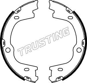 Trusting 046.224 - Комплект гальм, ручник, парковка autocars.com.ua
