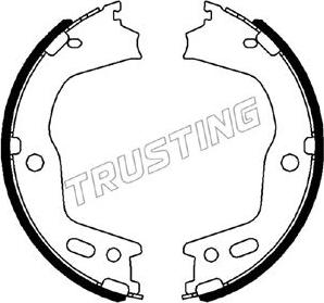 Trusting 046.226 - Комплект гальм, ручник, парковка autocars.com.ua