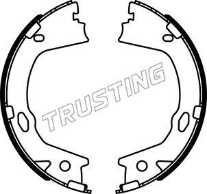 Trusting 046.228 - Комплект гальм, ручник, парковка autocars.com.ua