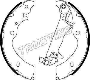 Trusting 047.377Y - Комплект гальм, барабанний механізм autocars.com.ua