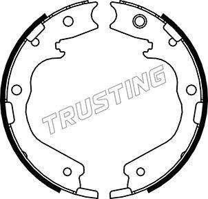 Trusting 047.378 - Комплект гальм, ручник, парковка autocars.com.ua