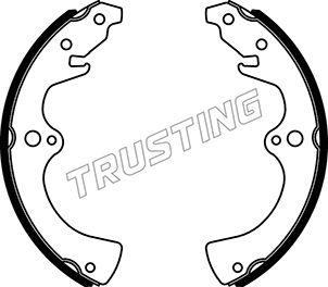 Trusting 049.120 - Комплект гальм, барабанний механізм autocars.com.ua