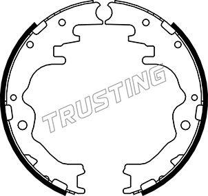 Trusting 049.143 - Комплект гальм, барабанний механізм autocars.com.ua