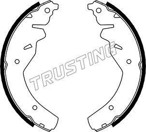 Trusting 049.149 - Комплект тормозных колодок, барабанные avtokuzovplus.com.ua