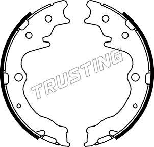 Trusting 049.163 - Комплект гальм, ручник, парковка autocars.com.ua