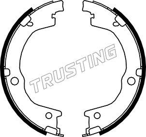 Trusting 049.165 - Комплект гальм, ручник, парковка autocars.com.ua