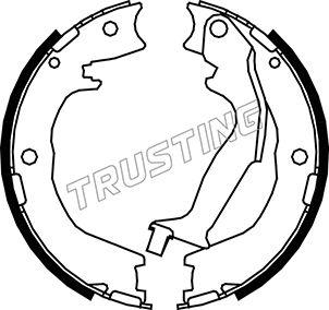 Trusting 049.166 - Комплект гальм, ручник, парковка autocars.com.ua