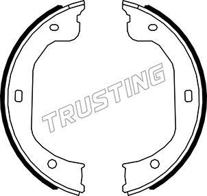 Trusting 049.174 - Комплект тормозов, ручник, парковка avtokuzovplus.com.ua