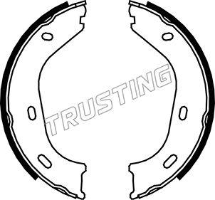 Trusting 052.116 - Комплект гальм, ручник, парковка autocars.com.ua