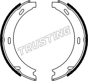 Trusting 052.117 - Комплект гальм, ручник, парковка autocars.com.ua