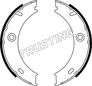 Trusting 052.127 - Комплект гальм, ручник, парковка autocars.com.ua