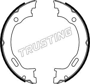 Trusting 052.129 - Комплект гальм, ручник, парковка autocars.com.ua