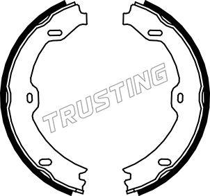 Trusting 052.130 - Комплект гальм, ручник, парковка autocars.com.ua