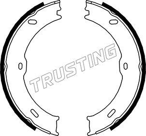 Trusting 052.133 - Комплект гальм, ручник, парковка autocars.com.ua
