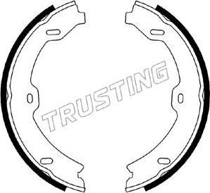 Trusting 052.134 - Комплект гальм, ручник, парковка autocars.com.ua