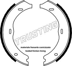 Trusting 052.135 - Комплект тормозов, ручник, парковка autodnr.net
