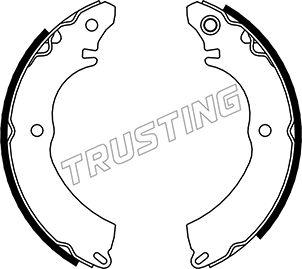 Trusting 064.175 - Комплект гальм, барабанний механізм autocars.com.ua