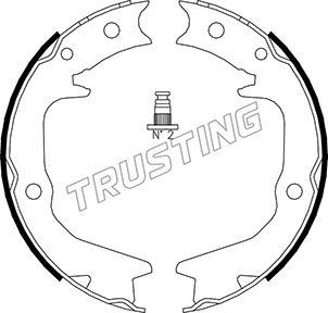 Trusting 064.177 - Комплект гальм, ручник, парковка autocars.com.ua