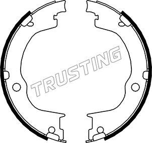 Trusting 073.175 - Комплект гальм, ручник, парковка autocars.com.ua