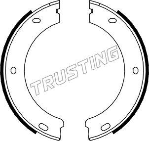 Trusting 079.188 - Комплект тормозов, ручник, парковка autodnr.net