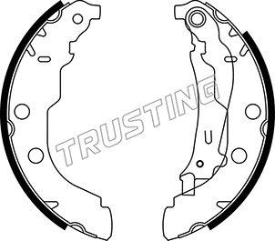 Trusting 079.189 - Комплект тормозных колодок, барабанные avtokuzovplus.com.ua