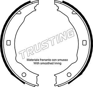 Trusting 079.193 - Комплект тормозов, ручник, парковка avtokuzovplus.com.ua