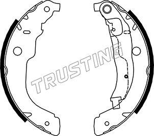 Trusting 079.196 - Комплект тормозных колодок, барабанные avtokuzovplus.com.ua