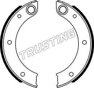 Trusting 083.003 - Комплект гальм, ручник, парковка autocars.com.ua