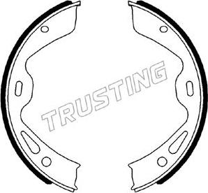 Trusting 083.004 - Комплект гальм, ручник, парковка autocars.com.ua