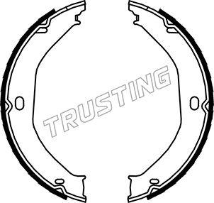 Trusting 088.235 - Комплект гальм, ручник, парковка autocars.com.ua