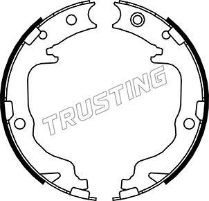 Trusting 088.237 - Комплект тормозов, ручник, парковка autodnr.net