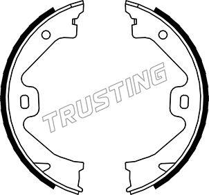 Trusting 092.307 - Комплект гальм, ручник, парковка autocars.com.ua