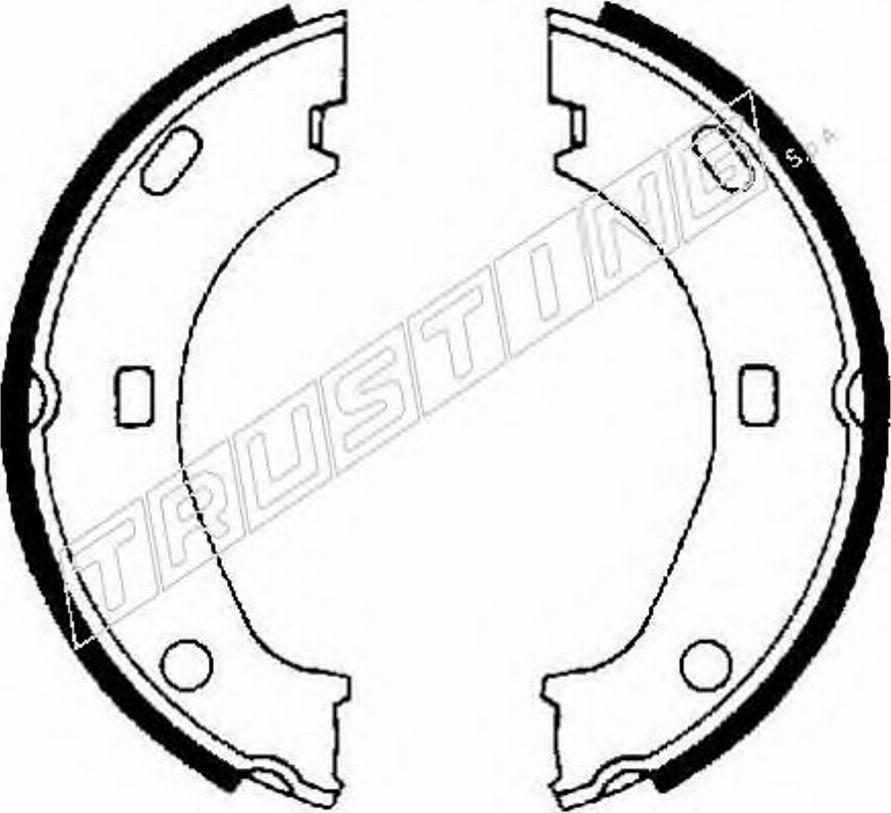 Trusting 094271 - Комплект тормозов, ручник, парковка avtokuzovplus.com.ua