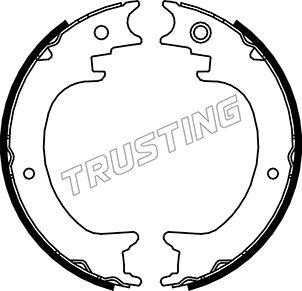 Trusting 110.339 - Комплект гальм, ручник, парковка autocars.com.ua