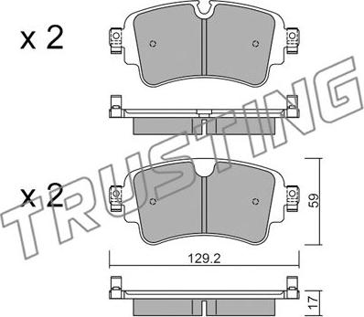 Jurid 573629J-D - Гальмівні колодки, дискові гальма autocars.com.ua