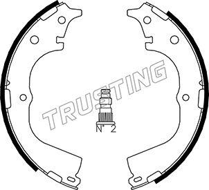 Trusting 115.294 - Комплект гальм, барабанний механізм autocars.com.ua