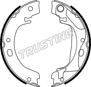 Trusting 115.318 - Комплект тормозов, ручник, парковка avtokuzovplus.com.ua