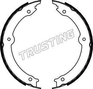 Trusting 115.323 - Комплект гальм, ручник, парковка autocars.com.ua