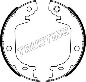 Trusting 115.340 - Комплект тормозов, ручник, парковка autodnr.net