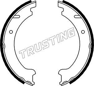 Trusting 127.272 - Комплект гальм, ручник, парковка autocars.com.ua